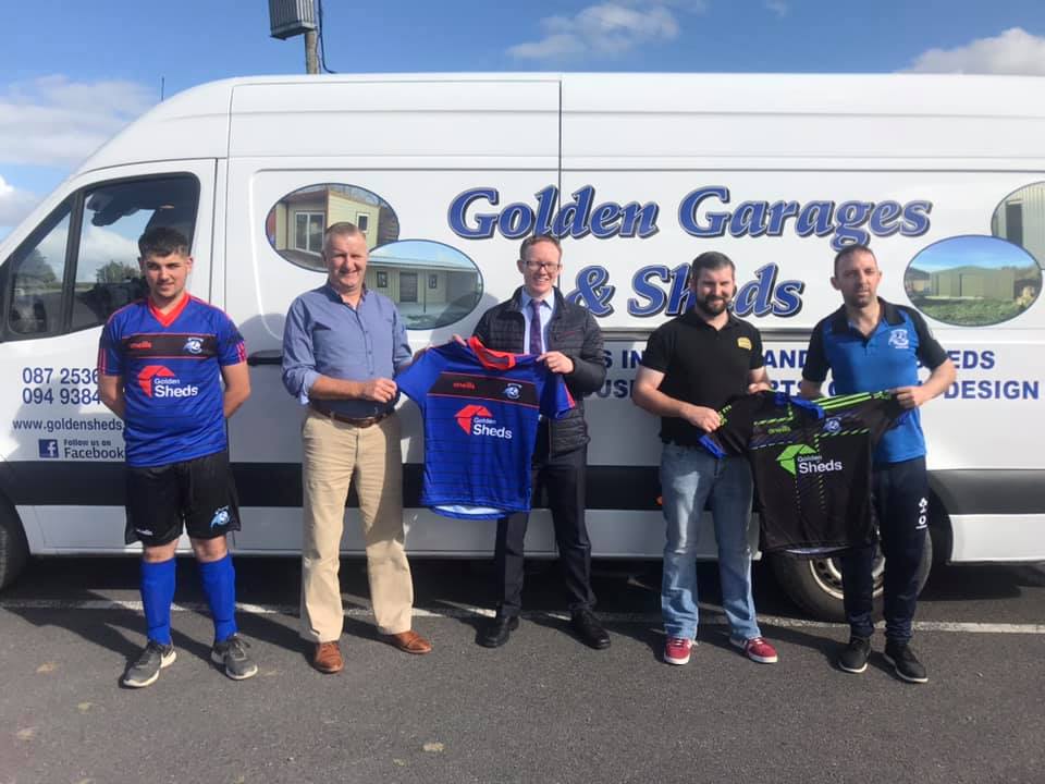 Golden Sheds are proud sponsors of Ballyvary BB FC.